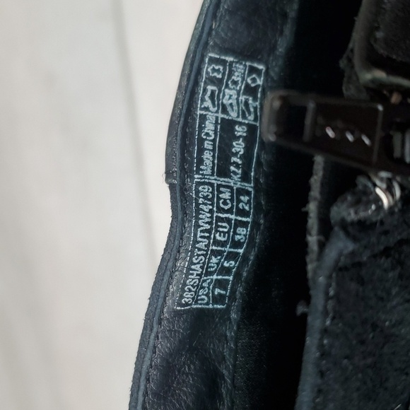 Vionic Women Shasta Ankle Leather Wedge Boots shoes sz 7 - Picture 15 of 16